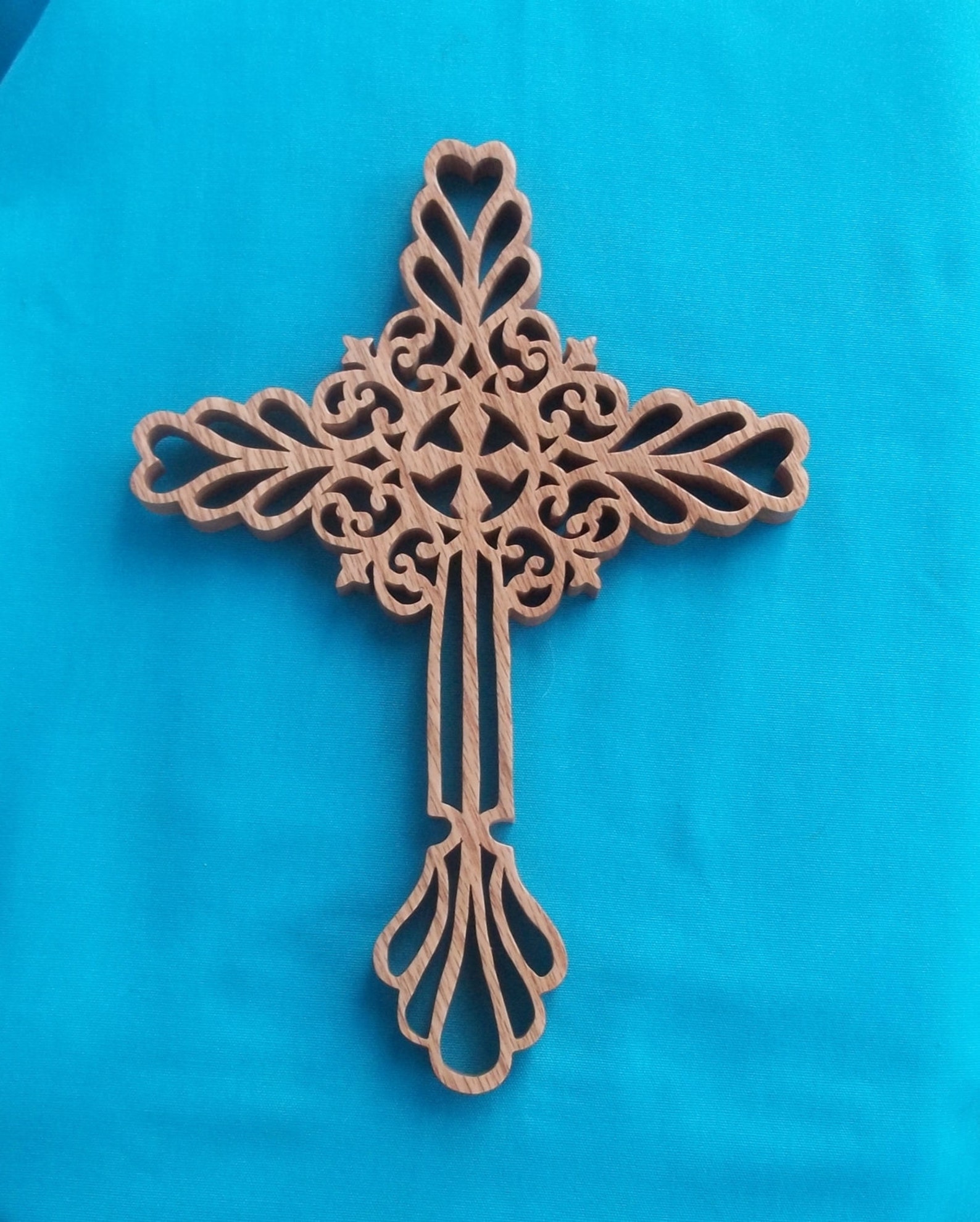 Wooden Wall Cross C43 Etsy