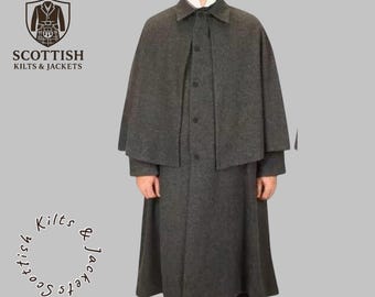 Vintage 40-60's MATSUZAKAYA Tonbi Coat Inverness Cape