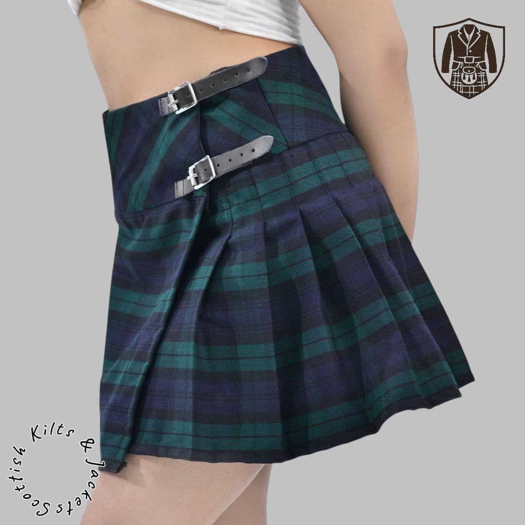 Damen Kiltrock Aus Schottenstoff – Tartan Plissee-Minirock In 6 Farben, Perfekt Für Cosplay & Party