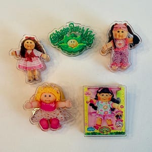 Acrylic clips - Cabbage Patch cuties III