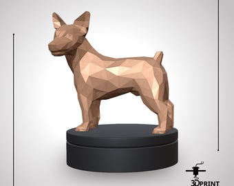 STL File – 3D Printable Jack russell terrier, Ready for Resin or PLA Printers