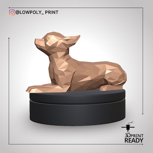 STL File of Chihuahua dog – 3D Model for Resin/FDM Printing