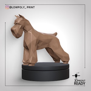 Schnauzer dog,STL File,3D Printable Model,Digital STL File,Instant Download for Home Printing