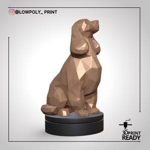Cocker Spaniel,STL File,3D Printing Model,Digital STL File,Instant Download for Home Printing