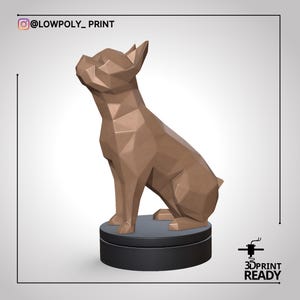 Boston terrier,STL File,3D printing model,Digital STL file,Instant download for home printing