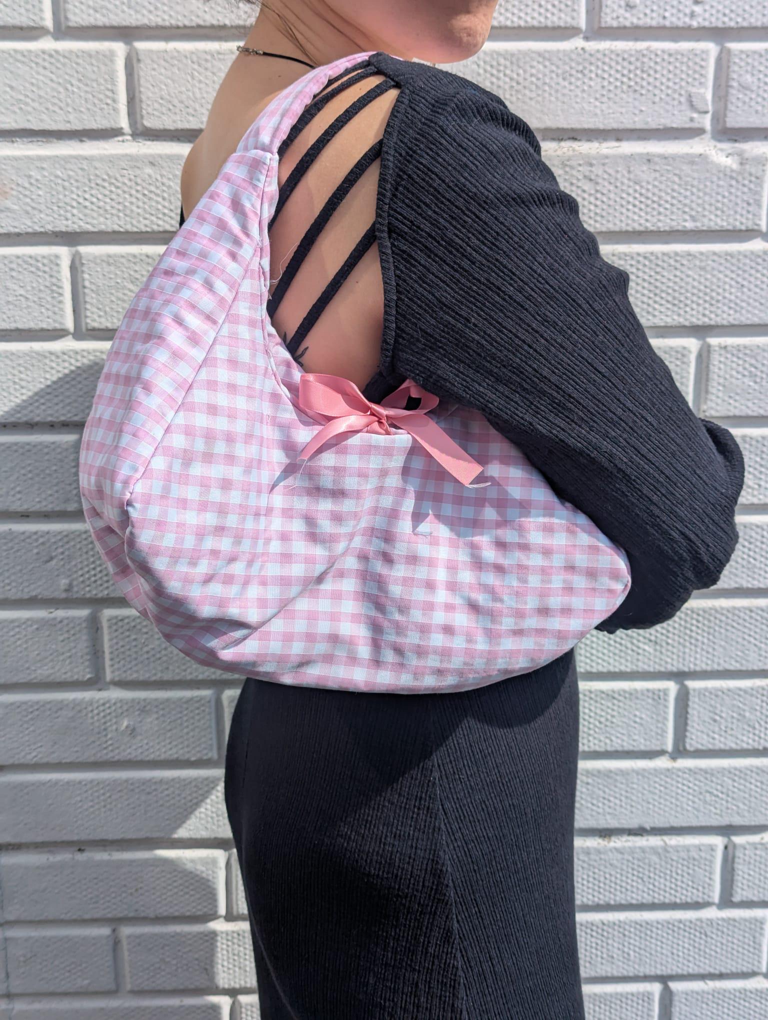 ショルダーバッグ・ポシェット W Baguette Bag Gingham Burgundy Yellow BAGUETTE BAG GINGHAM BAGUETTE BAG – COMING OF AGE