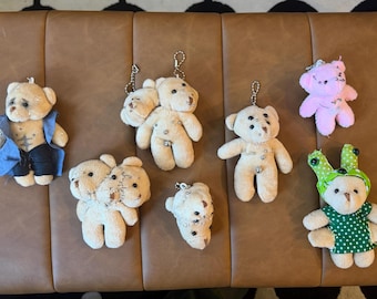 Odd bear keychains with piercings and tattoos