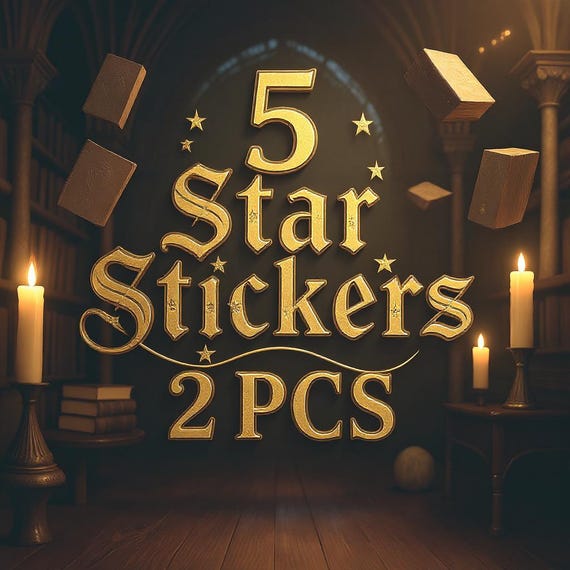Monopoly_Go 5 Star Stickers 2 Pcs | Harry Potter | Stickers Bundle