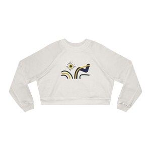 Women's Cropped Fleece Pullover
