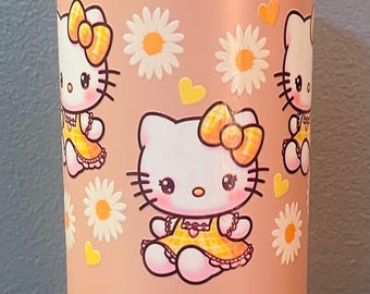 Vaso térmico Kitty de 40 oz con lazo - Vaso de acero inoxidable aislado