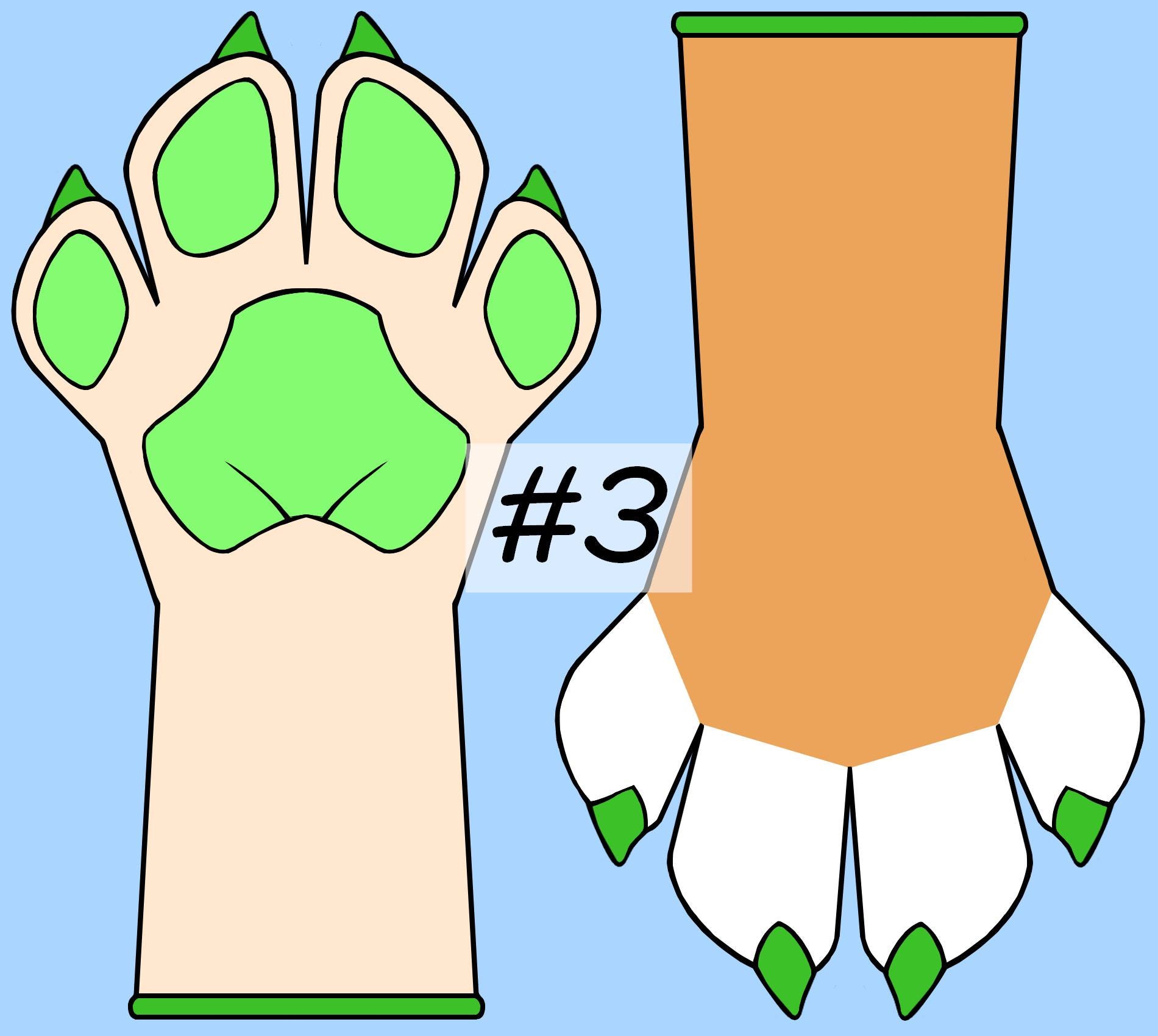 Fursuit Hand Paw Commissions - Etsy