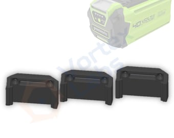 Greenworks 40V G-Max Battery Wall Mount Storage Hanger – Heavy Duty x3