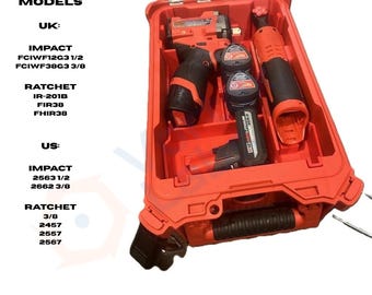 Milwaukee M12 FUEL 1/2 - 3/8 Impact Wrench & 3/8 Ratchet | Packout INSERT (ONLY)