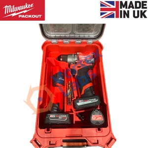 Milwaukee Packout Insert M12 3403-20 Bohrer und Batterie Aufbewahrungshalter