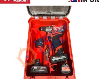 Milwaukee Packout Insert M12 3403-20 Drill and Battery Storage Organiser Tray