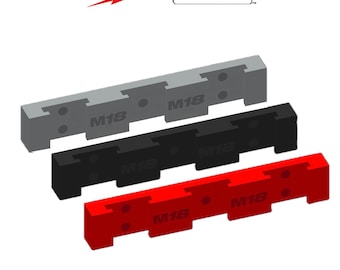 Milwaukee M18 18V Triple Battery Holder Mount Heavy Duty Wall Mount