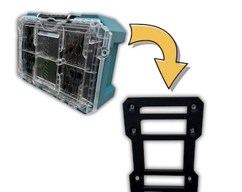 Wall Mount for Makita P-91067 T-90065 MAKTRAK Compact Deep Organiser | OmniLink