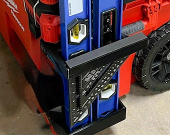 Milwaukee Packout Tool Box Accessory: 5-in-1 Mount for Levels & Squares