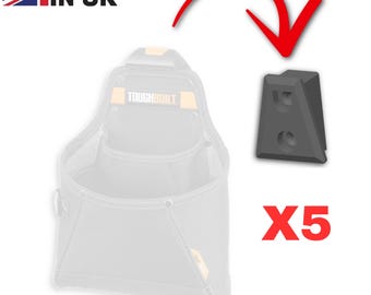 ToughBuilt ClipTech Wall Mount Set | Tool Pouch Organizer Hangers (5x)