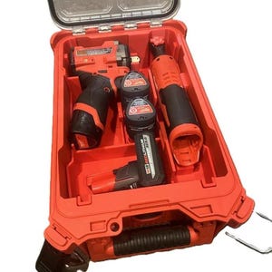Milwaukee Packout Insert for M12 GEN 2 Impact Wrench 2563-20 & Ratchet 2457-20 | Custom Tool Tray for Packout Box Storage