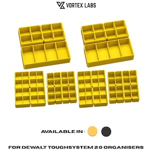 Nesting Bins for Dewalt ToughSystem 2.0 Deep Organiser DWST83394-92, DS100