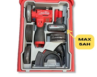 Milwaukee M12 FCOT 2522 Cut Off Tool | 3" (76mm) INSERT for Packout Single Deep Organizer
