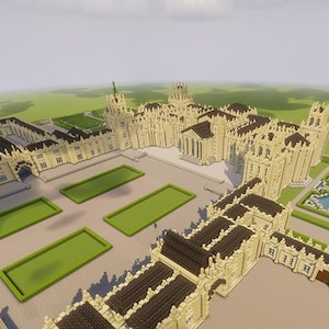 Minecraft Blenheim Palace 1:1 Maßstab (Nur Außenbereich) – Schematic/Litematic/Save