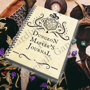 Das ultimative Dungeon Master Notizbuch Digitaler Download PDF