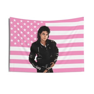 Michael Jackson Flag Poster - Etsy