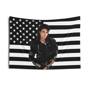 Michael Jackson Flag Poster - Etsy