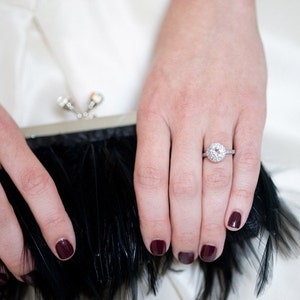 Black Feather Clutch Purse with Jeweled Clasp Inspired by Edgar Allen Poe's Raven image 1