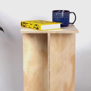 Wooden Stool, Modern Side Table, Coffee Table, Indoor Plant Stand, Small Side Table, Modern Plant Stand, End Table, Bedside Table.