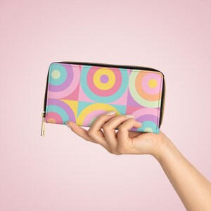 Geometric Wallet, Colorful Wallet, Customizable