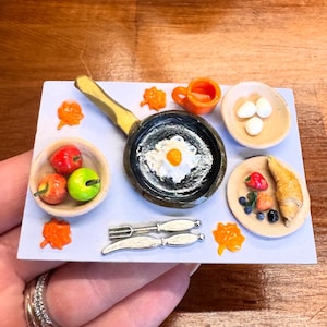 dollhouse 1:12 breakfast board