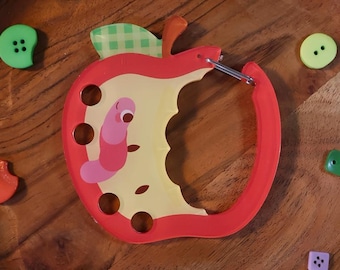 Apple Carabiner: Acrylic Carabiners for Keychains and Charms