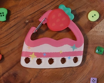 Strawberry Shortcake Carabiner: Acrylic Carabiners for Keychains and Charms