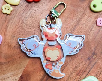 Sea Angel Keychain: Epoxy Keychain for Bags, Purses, Backpacks