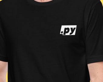 Camiseta Python Minimalista para Programadores y Devs
