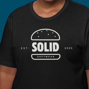 SOLID Developer Shirt – Minimalist Tech Tee for Programmers | Clean Software Principles Humor | Unisex Coder Gift