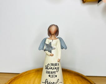 Blossom Bucket Shining Star Friend Angel Figurine