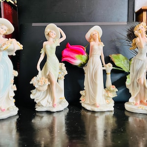 SCULPTURE FIGURINE PORCELAINE Jeune Fille XIXème Siècle