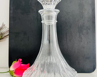 Cristal d'Arques Longchamp Decanter | 24% Lead Crystal Bell Shape Barware