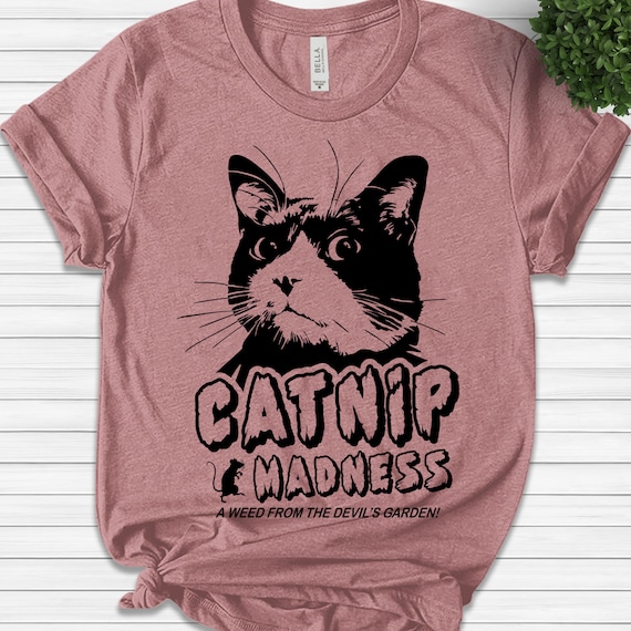 Funny Cat Shirts for Women Men Catnip Madness Cute Cat Shirts Etsy
