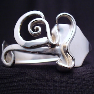 Upcycled Eco Friendly Antique Silverware Jewelry Fork Bracelet