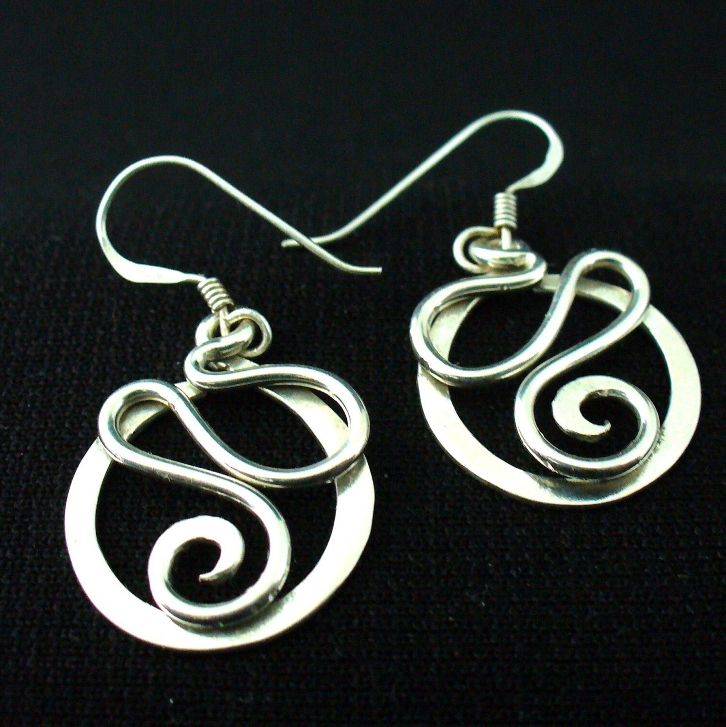 Twisted wire earrings deals