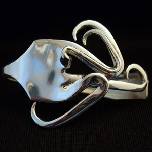 Upcycled Silverware Fork Bracelet Eco Friendly Antique Jewelry