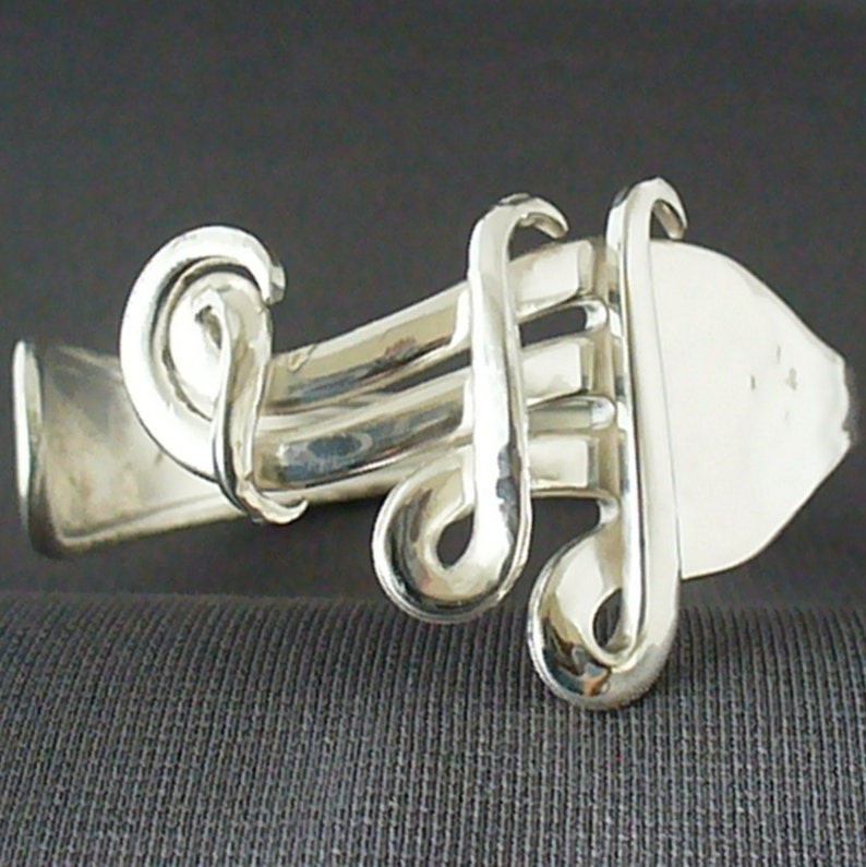 Upcycled Fork Bracelet Eco Friendly Antique Silverware Spoon Jewelry image 2