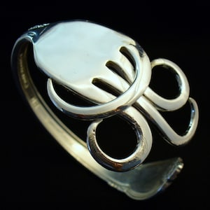 Silverware Eco Friendly Upcycled Antique Jewelry Fork Bracelet