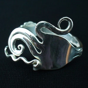 Swirly Fork Bracelet Eco Friendly Upcycled Antique Spoon Jewelry