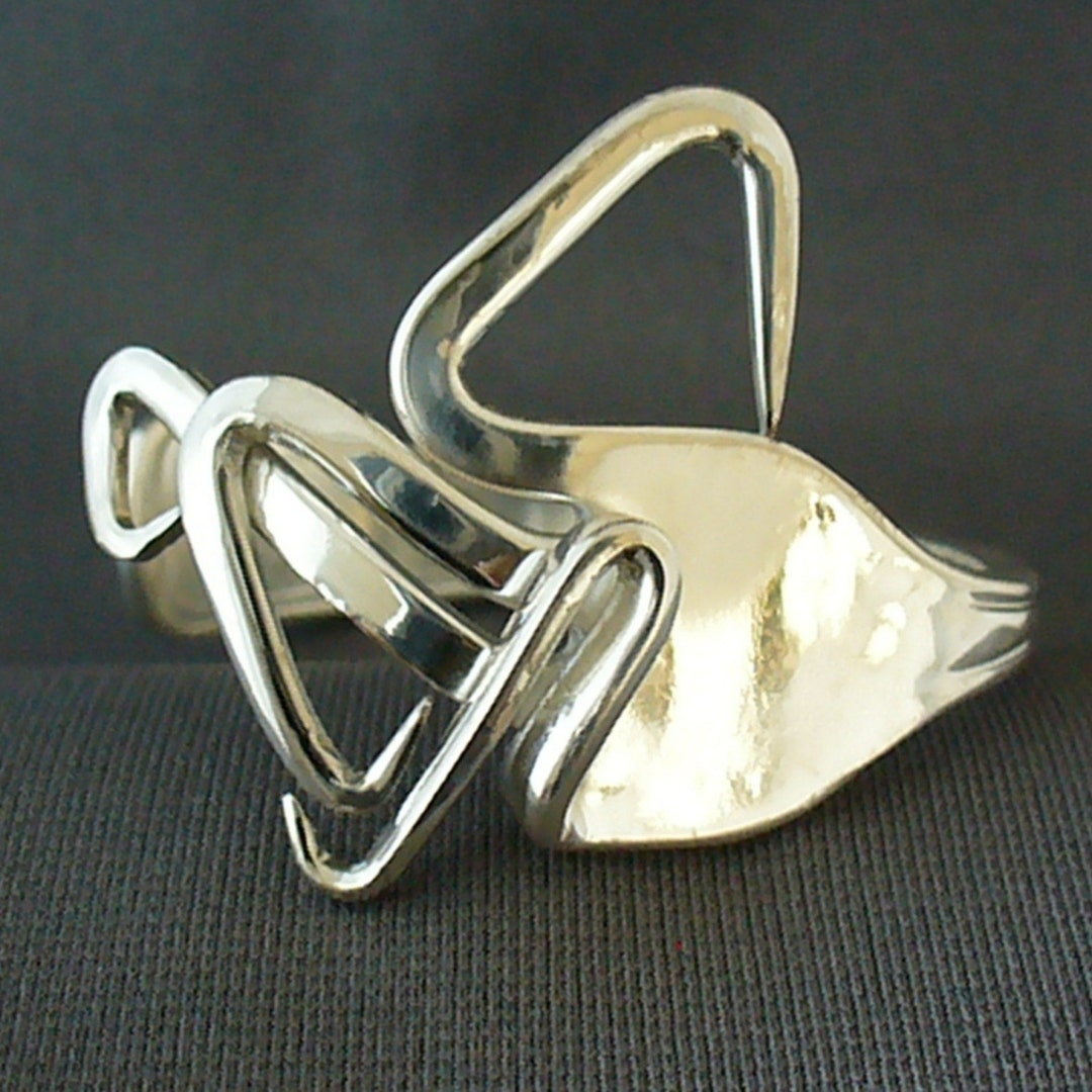 Antique Fork Bracelet Eco Friendly Upcycled Silverware Spoon Jewelry Etsy